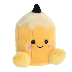 Aurora Adorable Palm Pals Tike Pencil Yellow back view showing plush texture