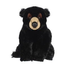 Aurora Blackstone Bear face close-up, soft cuddle for imaginative play.