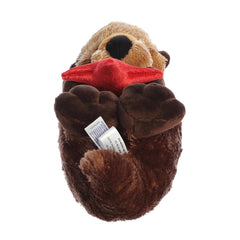 Aurora Cali Otter Flopsie 12-inch size suits display and cuddling.