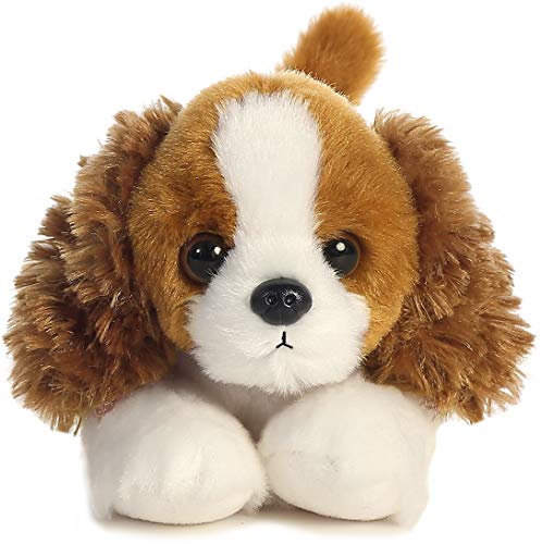 Aurora Charles Mini Flopsie 8in side ear detail, perfect for cozy snuggles.