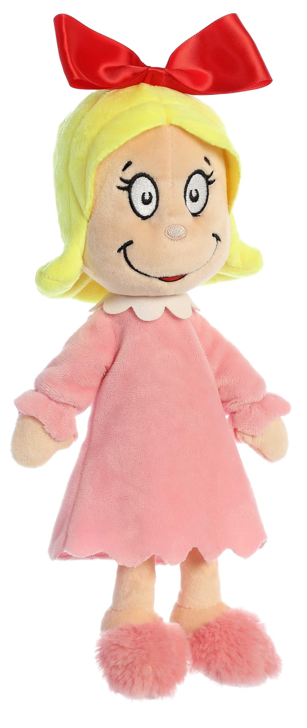 Aurora Cindy Lou Who licensed Dr. Seuss plush authentic character detail.