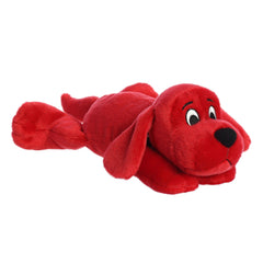 Aurora Clifford plush shows iconic black paw prints for authenticity.