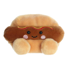 Aurora Colson Hot Dog Palm Pals plush, 5-inch size for cozy pocket play.