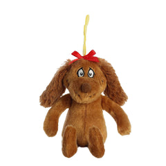 Aurora Dr. Seuss Max plush soft fabric close-up for cuddling