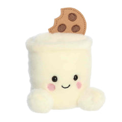 Duncan Milk & Cookies plush closeup by Aurora shows soft texture and friendly smile.