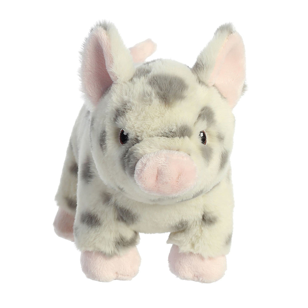 Aurora Eco Nation Spotted Pig soft plush crafted from recycled materials