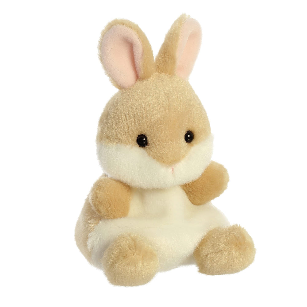 Aurora Ella Bunny in hand highlights palm-sized, portable comfort for travel and cuddles