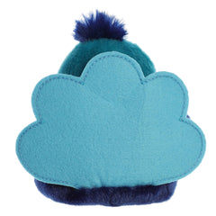 Aurora Elton Peacock plush decorating shelves or desks with cheerful charm