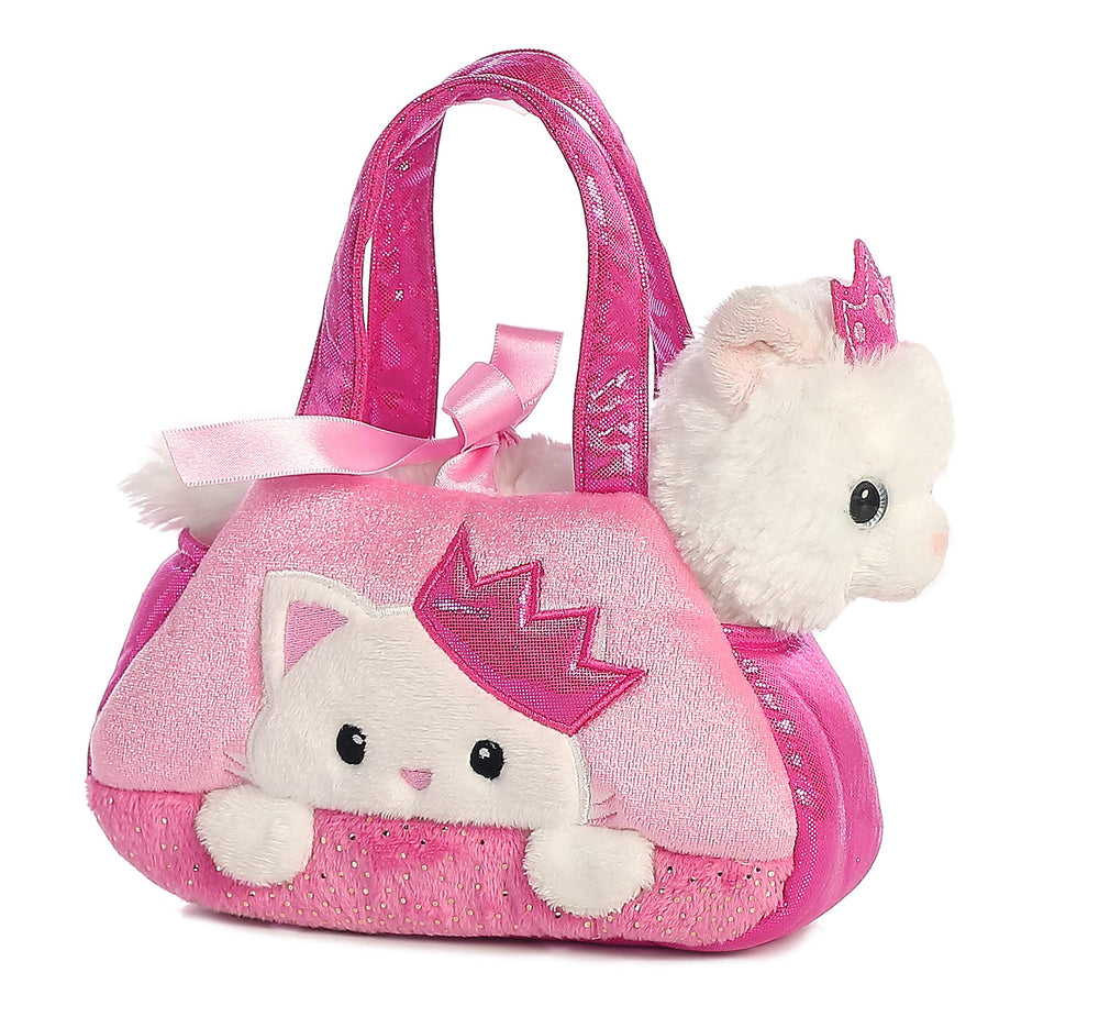 Aurora Princess Kitty plush removable for shared play and portable cuddles.