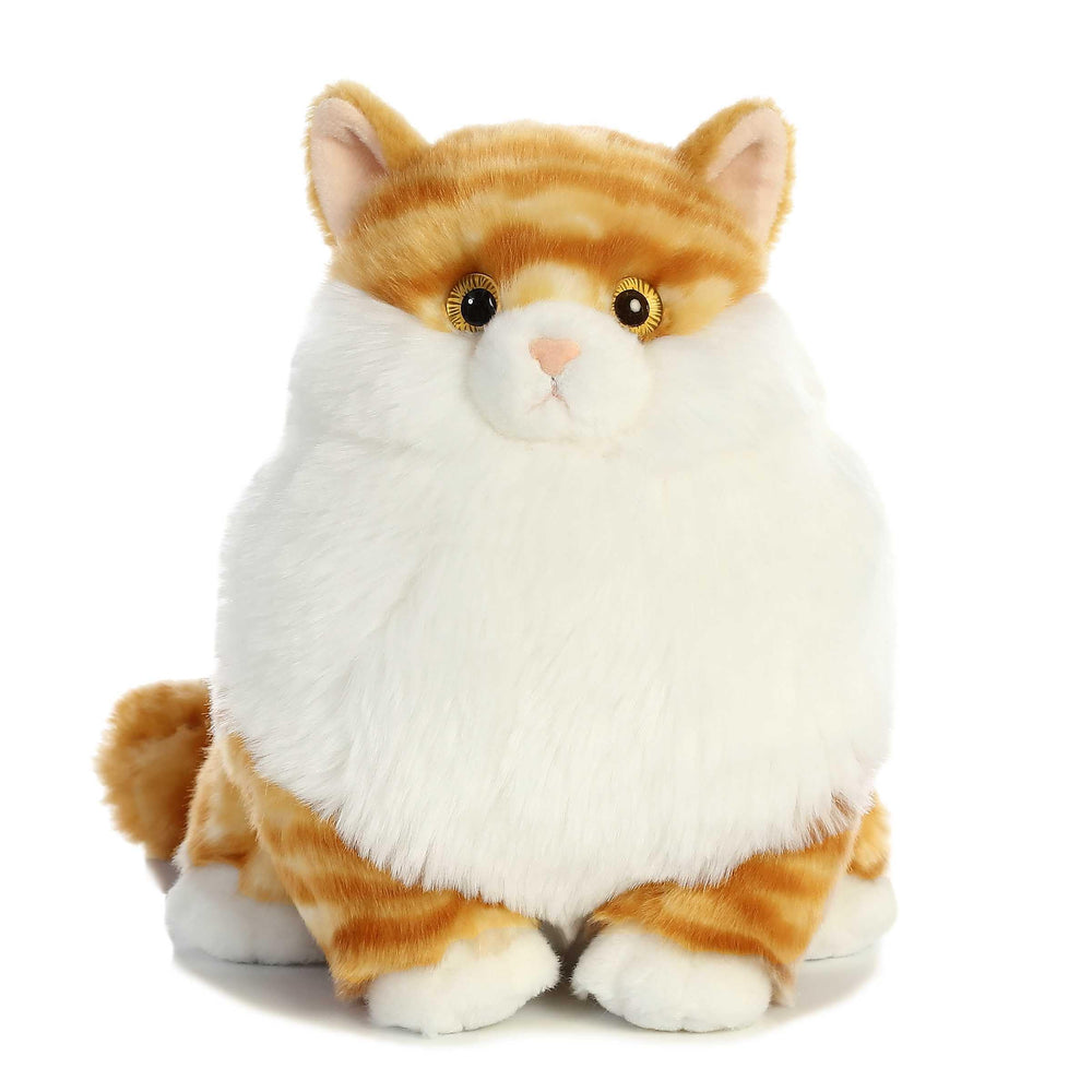 Aurora Fat Cats Butterball Tabby full-body plush for cozy nights and hugs.