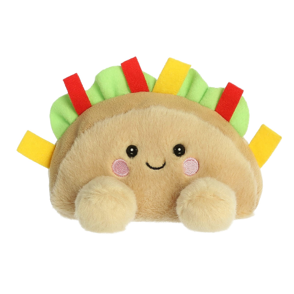 Aurora Fiesta Taco plush with soft-shell detail, a cuddly display piece