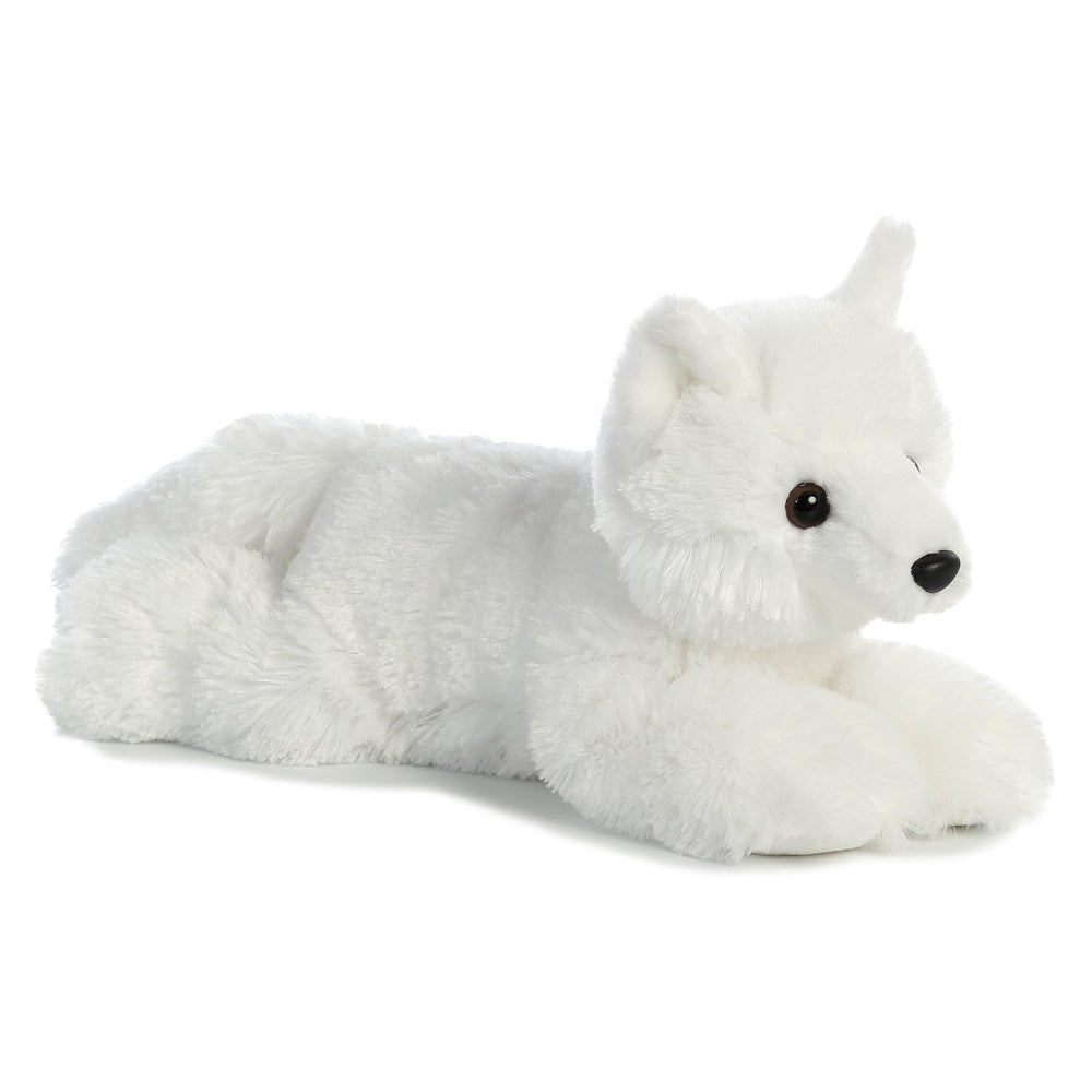 Aurora Flopsie Arctic Fox plush for cuddling and cozy home decor