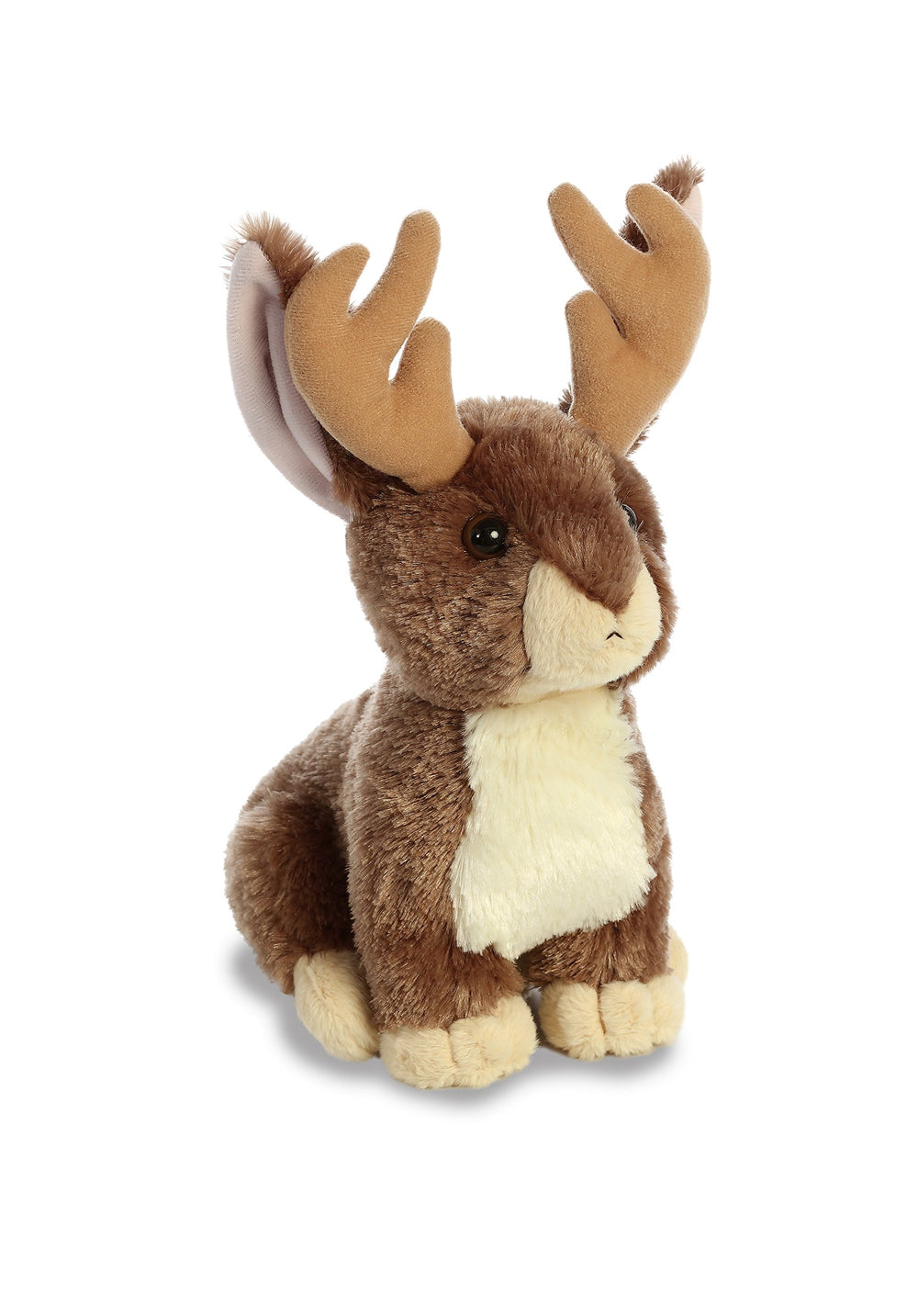 Aurora Flopsie Jack a Lope stuffed animal in brown, a soft cuddly friend for imaginative play.
