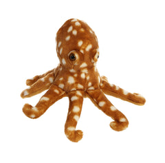 Aurora Flopsie Octopus bean-filled extremities provide comforting weight.