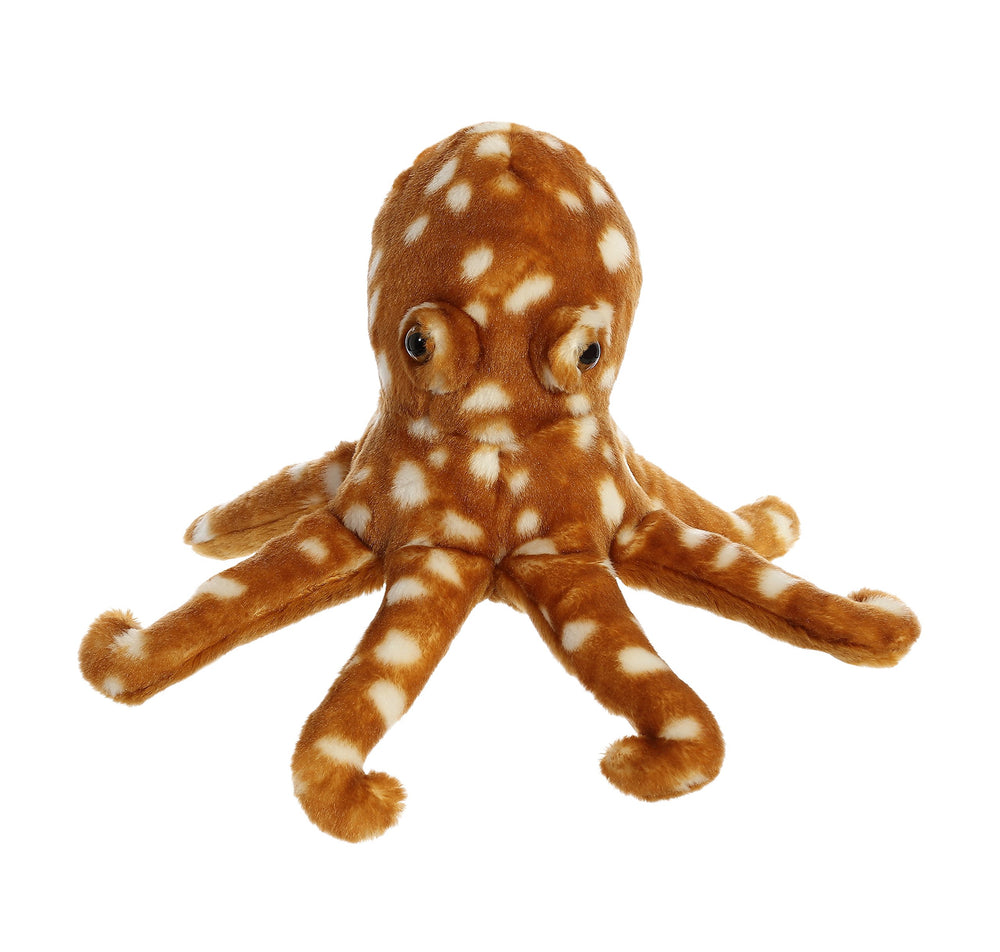 Aurora Flopsie Octopus mottled brown and white coloring sparks storytelling.
