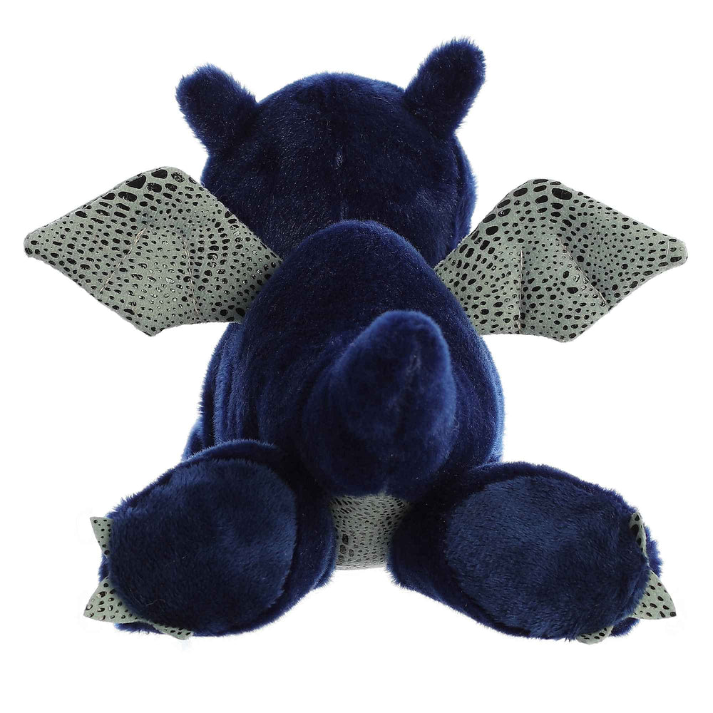 Aurora Flopsie Sapphire Dragon plush with bean pellets provides stability