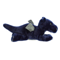 Aurora Flopsie Sapphire Dragon soft fabric enhances comforting hugs
