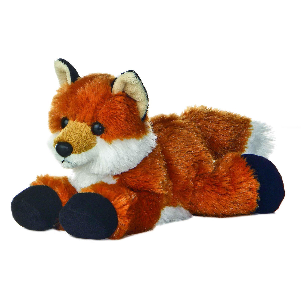 Aurora Foxxie mini Flopsie plush, cuddly orange fox for imaginative play and hugs