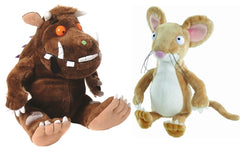Aurora Gruffalo and Mouse Set front view, cuddly companions for imaginative play.