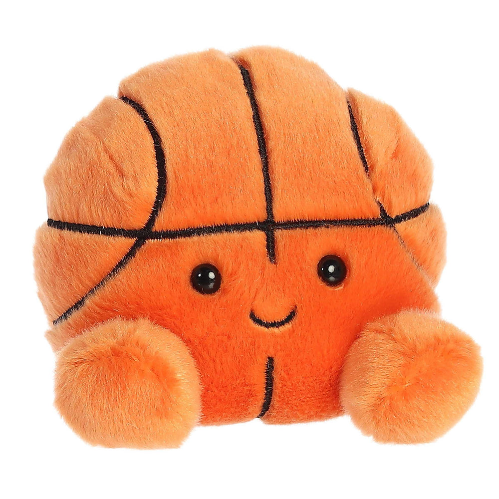 Aurora Palm Pals Hoops close-up, bright orange fabric for display appeal.