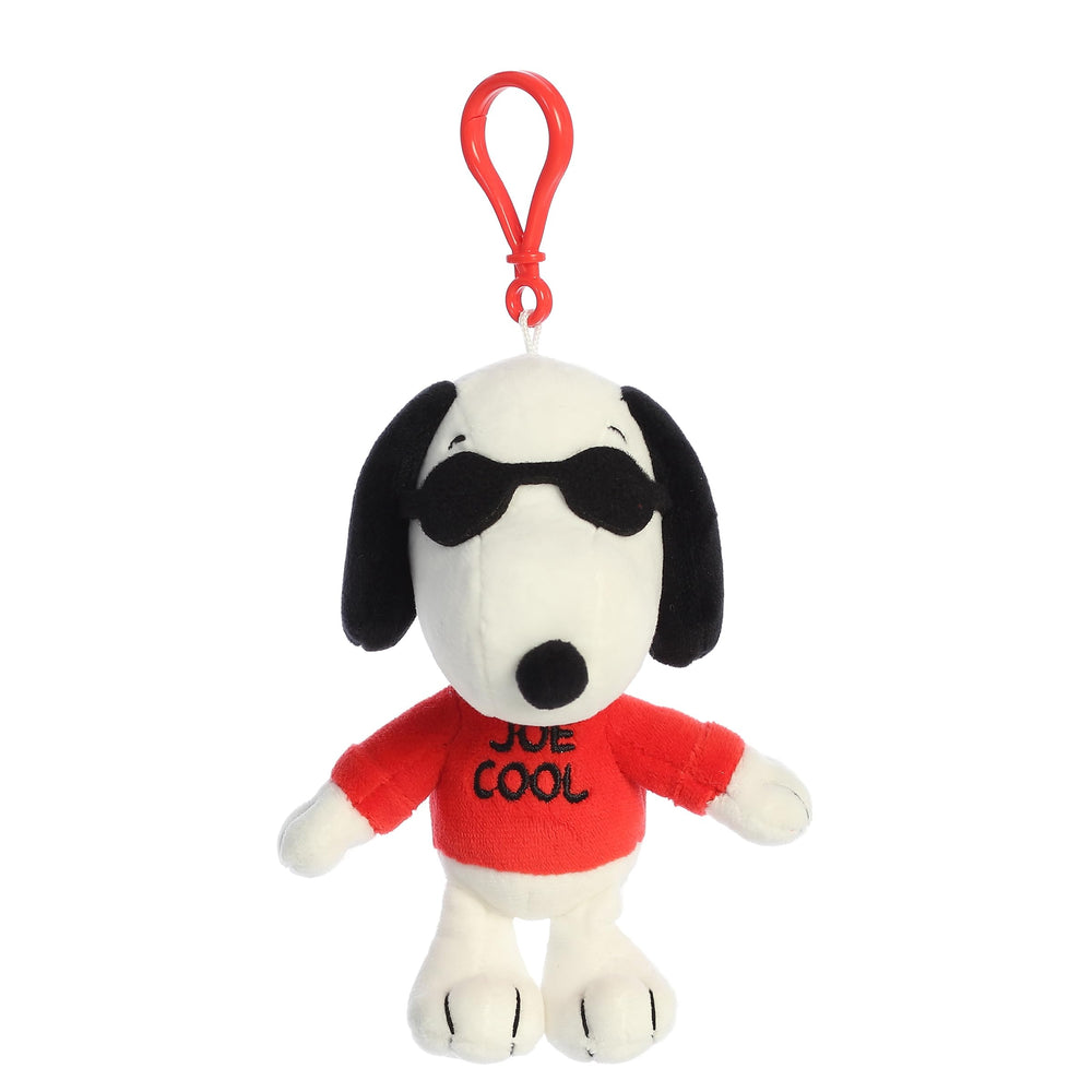 Aurora Joe Cool sunglasses close-up highlighting iconic style for Peanuts fans.