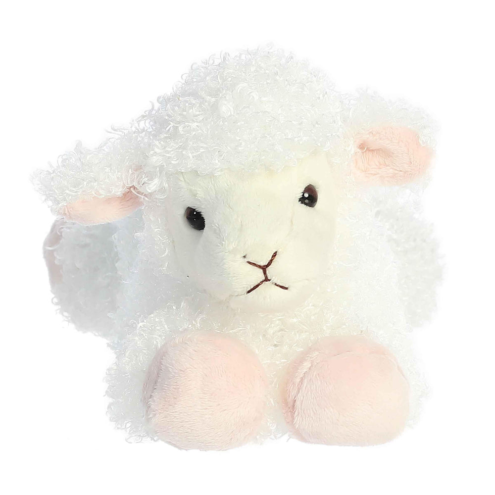 Aurora Lana mini plush belly-rest design, easy play for kids.