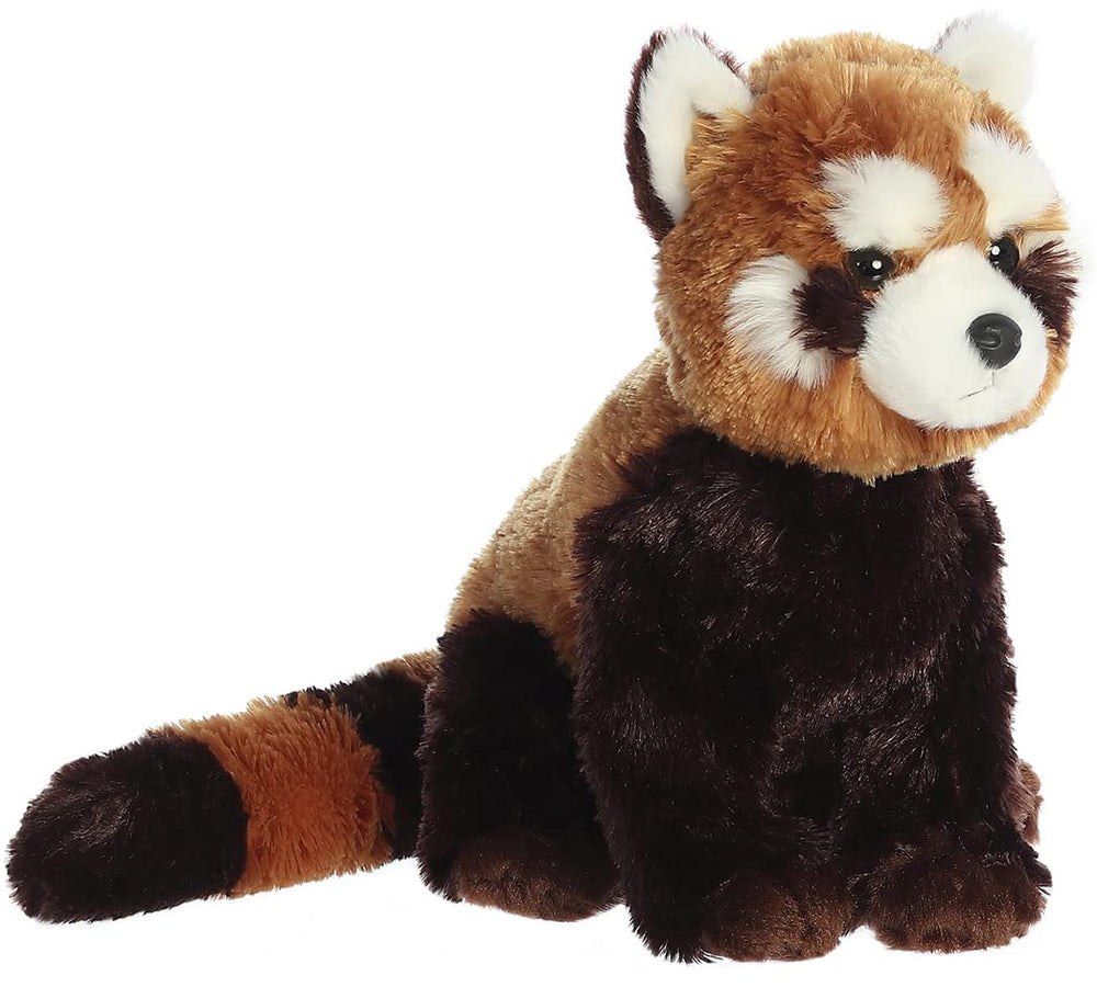Aurora Lesser Panda Flopsie 12 inches cuddling pose: perfect for hugs.