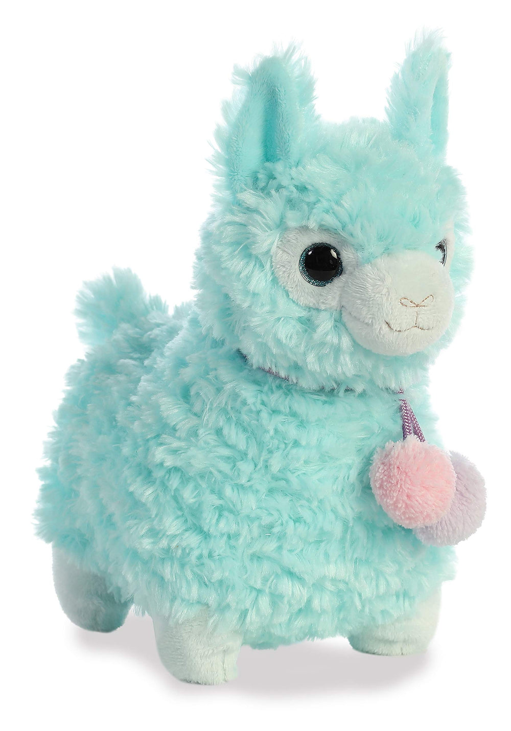 Aurora Llama Drama Kiwi 11-inch plush for cozy cuddle moments.