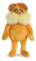 Aurora Lorax plush 11-inch, soft and huggable, perfect for cozy playtime.