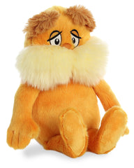 Aurora Lorax plush materials and texture promise soft touch and lasting joy.