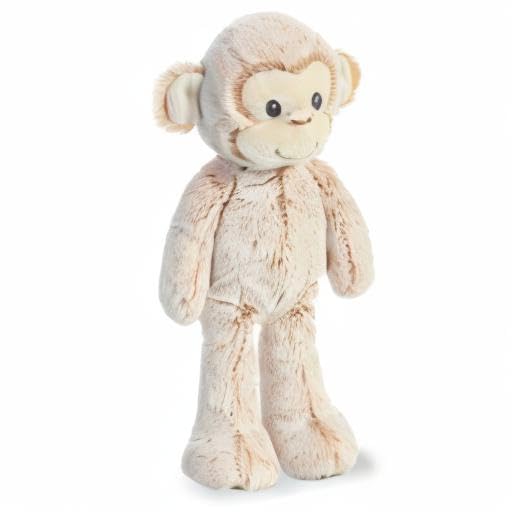 Close-up of Aurora Marlow Monkey’s soft fabric for comforting snuggles.