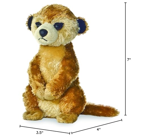 Aurora Meerkat II Mini Flopsie side view, lightweight cuddle buddy for family fun.