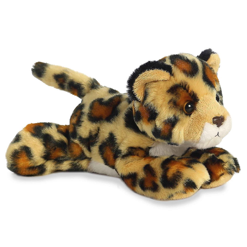 Aurora Amazon Jaguar plush 8-inch close-up shows velvet fur and detailed spots
