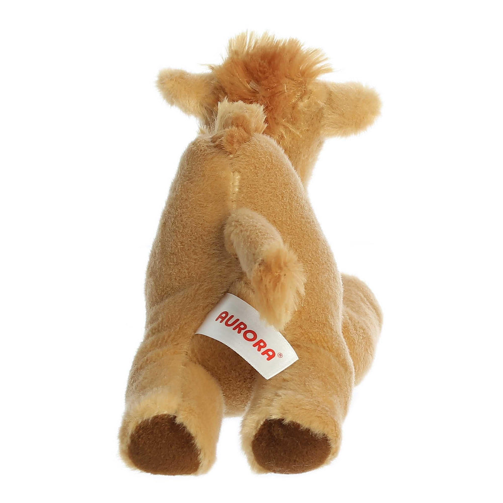 Aurora Mini Flopsie Camel contains bean pellets for stable, kid-friendly handling.