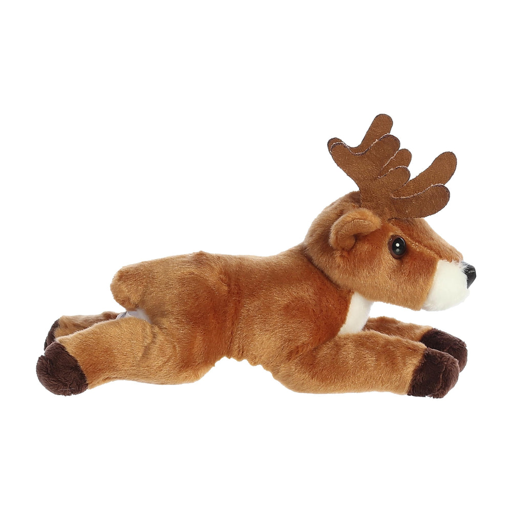 Aurora Mini Flopsie Deer features realistic antlers for imaginative play.