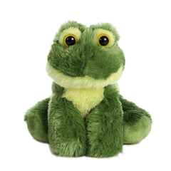 Aurora Frolick Frog resting pose invites gentle play and bedtime comfort