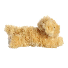 Aurora Ginny Goldendoodle rest-on-belly pose supports easy play