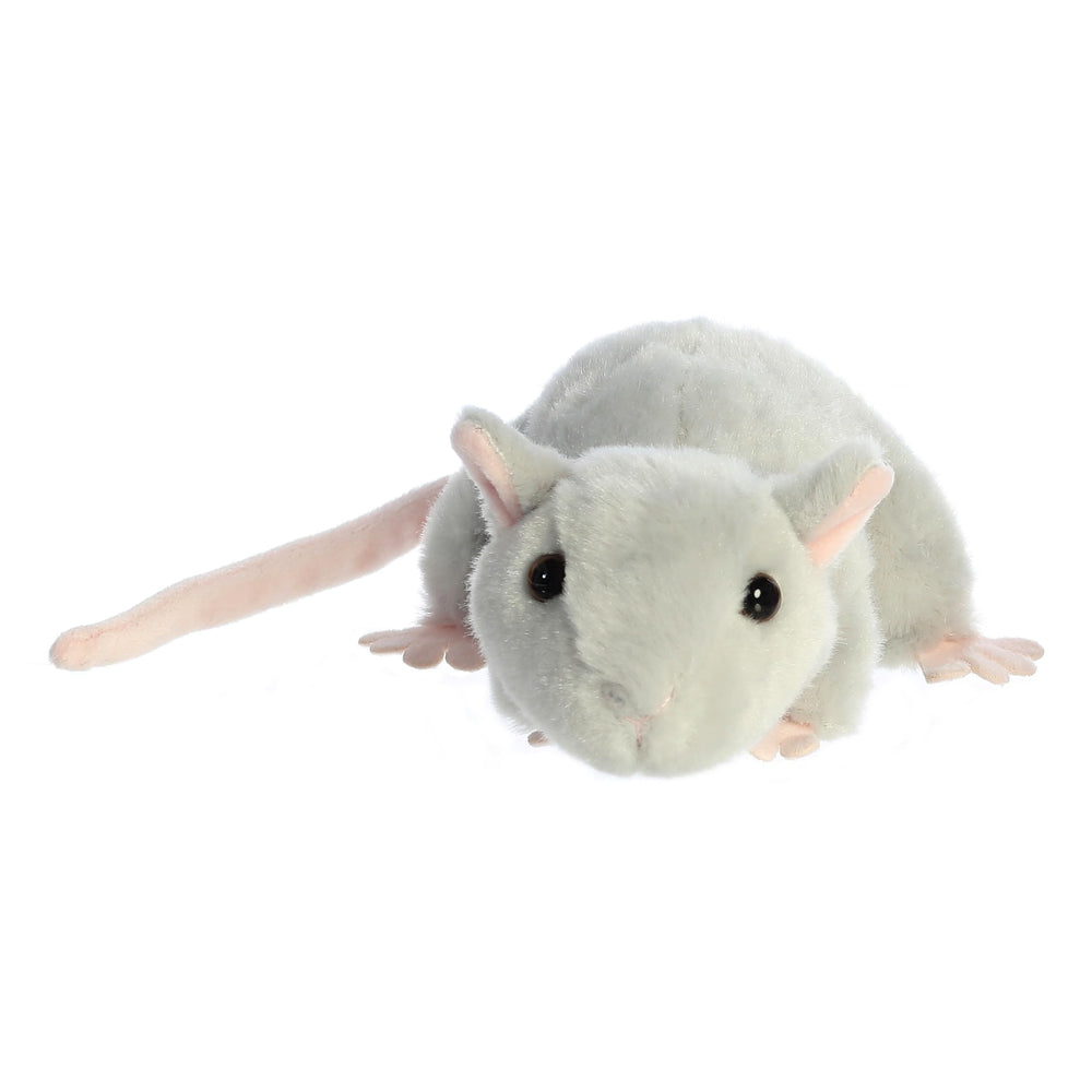 Aurora Adorable Mini Flopsie Mouse close-up fabric showing plush softness