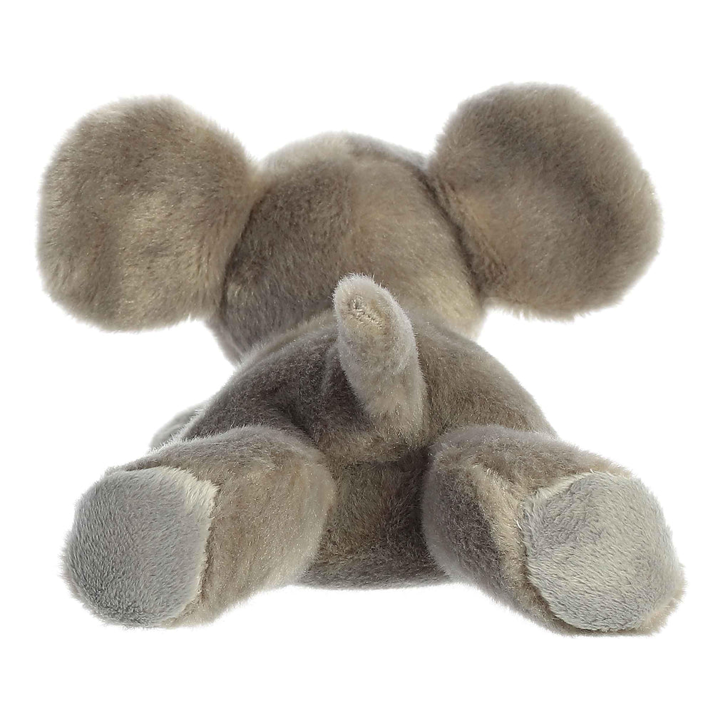 Aurora Missy Mouse in soft gray tones adds cozy decor to a kids' room.
