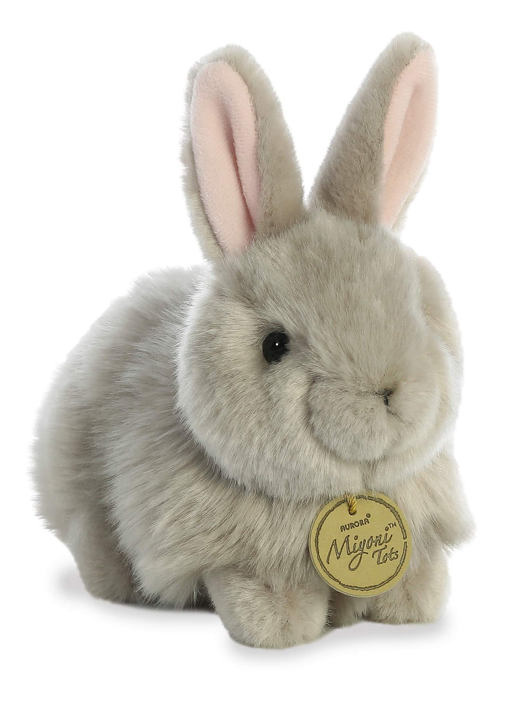 Aurora Miyoni Angora bunny grey face with lifelike detail for imaginative play