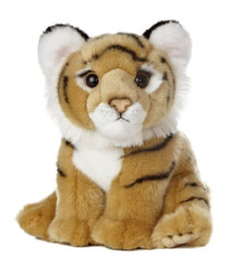 Aurora Miyoni Tots Bengal Tiger Cub face detail with lifelike color for realistic cuddling.