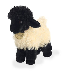 Aurora Miyoni Tots Suffolk Lamb white close-up face with soft texture and secure eyes