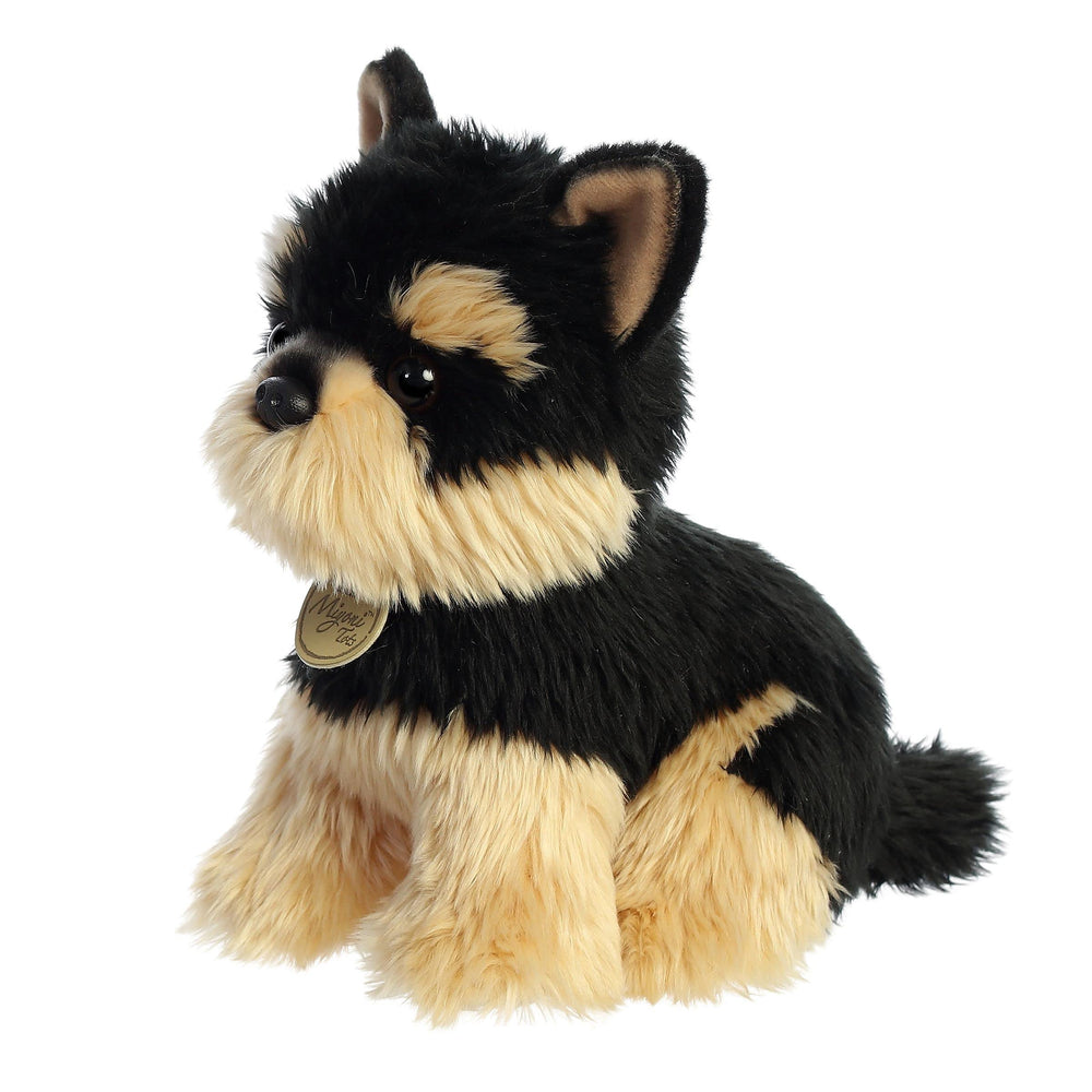 Aurora Miyoni Tots Yorkie Pup bean pellets provide stable pose