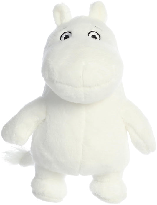 Aurora Moomin stuffed animal in white plush ideal for cozy cuddling and imaginative play.