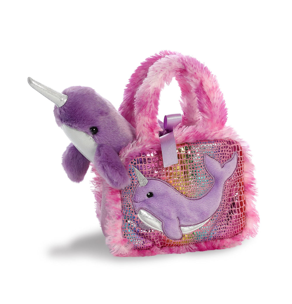 Bright multicolor Narwhal plush from Aurora adds vibrant color to play areas.