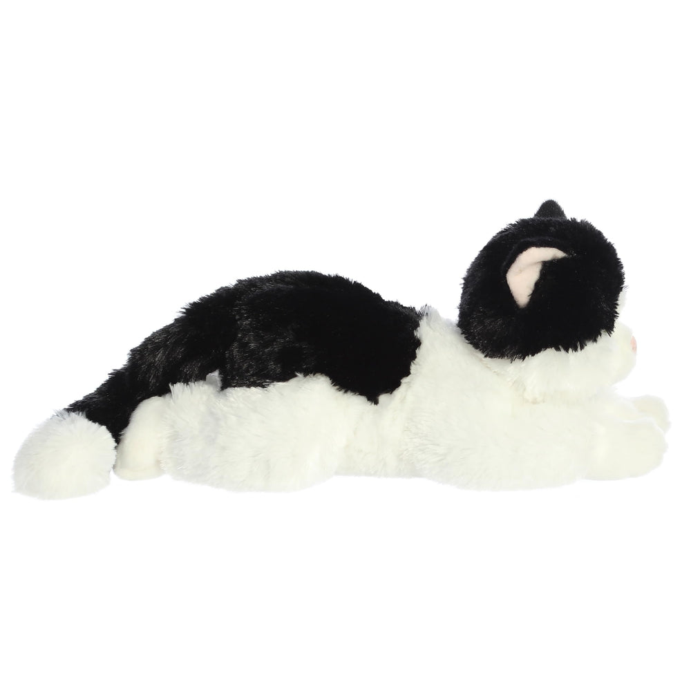 Aurora Oreo cat bean pellets plush designed for stable resting poses