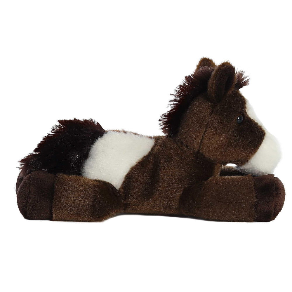 Aurora Paint Mini Flopsie Horse cuddly companion for kids and families.