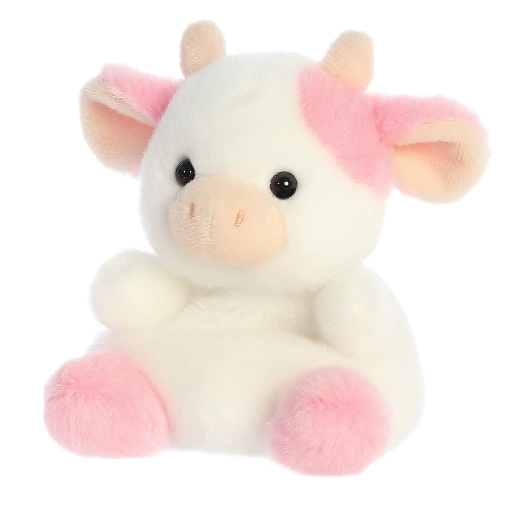 Aurora Belle Strawberry Cow Palm Pal bean pellets inside provide stable support