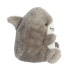 Aurora Palm Pals Chomps Shark handheld size ideal for on-the-go hugs.
