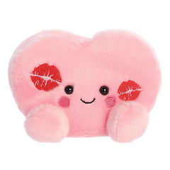 Aurora Kinsley Kisses Heart plush face close-up for cuddly play.